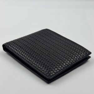 Manifiquo Leather Bifold Pati Wallet – Black Edition
