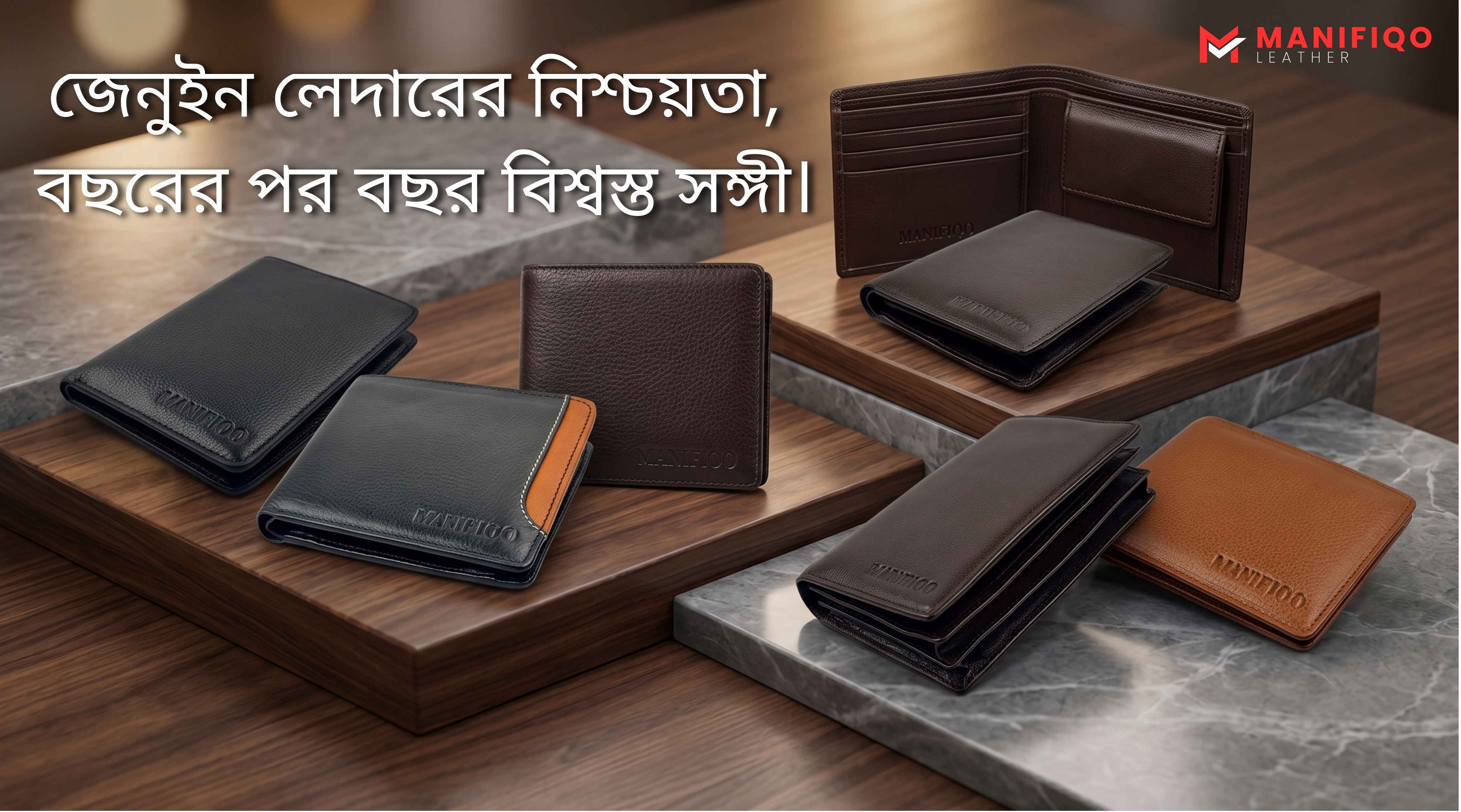 manifiqo leather banner